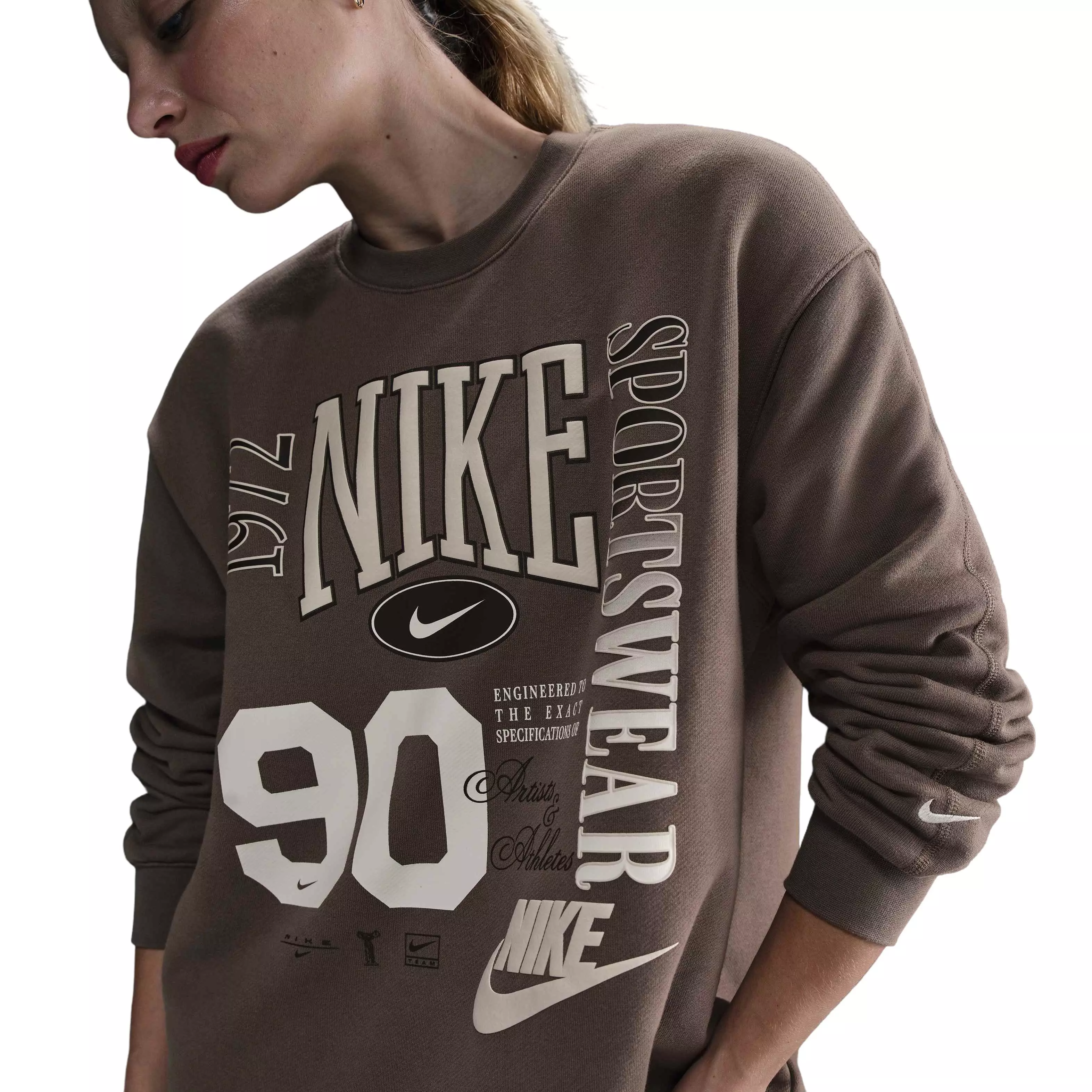 Nike Women's Sportswear Oversized French Terry Crewneck